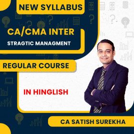 CA Satish Sureka Strategic Management (SM) Regular Classes For CA Inter Online Classes