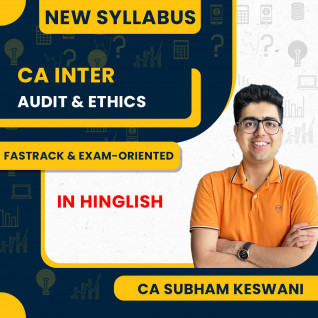 CA Shubham Keswani Auditing and Ethics Fastrack Exam-Oriented Online Classes For CA Inter