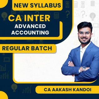 CA Inter New Syllabus Advanced Accounting Regular Classes By CA Aakash Kandoi :Online Classes