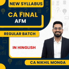 CA Nikhil Monga AFM Question Bank Batch Online Classes For CA Final