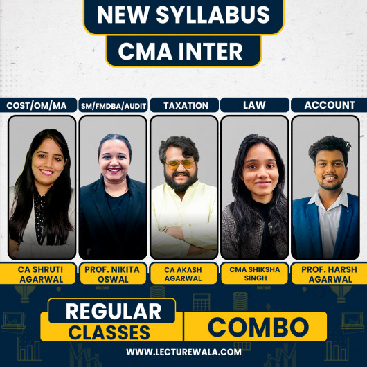Akash Agarwal Classes All Subjects Combo Regular Online Classes For CMA Inter : Online Classes