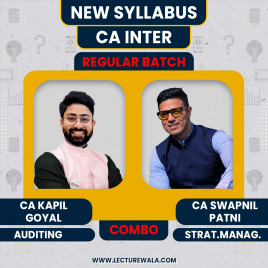 CA Kapil Goyal Auditing &amp; CA Swapnil Patni SM Regular Online Combo Classes For CA Inter Group - 2