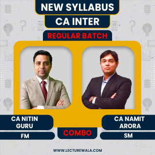 CA Nitin Guru Financial Management & CA Namit Arora Strategic Management Regular Batch For CA Inter.