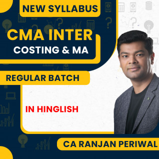 CA Ranjan Periwal Cost Accounting And Management Accounting Combo Regular Batch For CMA Inter 