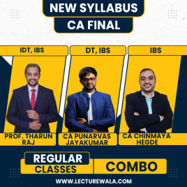 CA Final Paper 6 Integrated Business Solutions (Multi-disciplinary case study with Strategic Management)_New Syllabus By CA Punarvas Jayakumar, CMA Tharun Raj , CA Chinmaya Hegde : Online Lecture