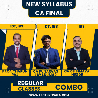 CA Final Paper 6 Integrated Business Solutions (Multi-disciplinary case study with Strategic Management)_New Syllabus By CA Punarvas Jayakumar, CMA Tharun Raj , CA Chinmaya Hegde : Online Lecture