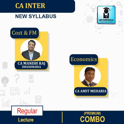 CA Inter/Ipcc Cost, Financial Management (FM) And Economics Regular Course (Premium) : Video Lecture + Study Material By CA Manish Dhandharia And CA Amit Meharia (For May 2021 & Nov. 2021)