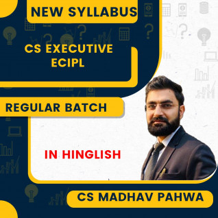 CS Executive ECIPL New Syllabus COMBO GROUP 2 Laws paper : Video Lecture + Study Material by CS Madhav Pahwa