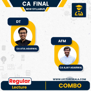 CA Final AFM+DT (New Syllabus) Regular Course By CA ATUL AGARWAL & CA AJAY AGARWAL: Google Drive / Online Classes