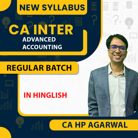 CA HP Agarwal Advanced Accounting Regular Full Course For CA Inter For May/Sep 26 & Jan 27