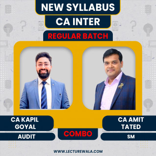 CA Kapil Goyal Audit & CA Amit Tated SM Combo regular Online Classes For CA Inter: Google Drive Classes.
