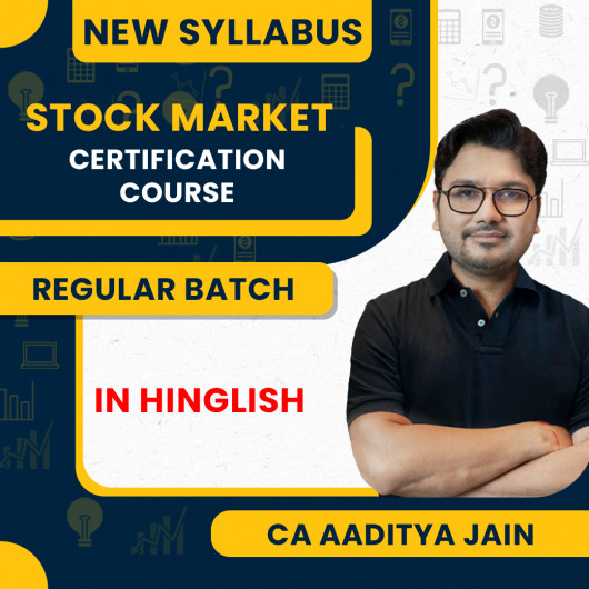 Stock Market Fundamentals Certification Course By CA Aaditya Jain: Pendrive / Online Classes.