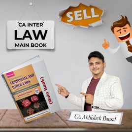 CA Abhishek Bansal Corporate &amp; Other Laws Main Book For CA Inter : Online Study Material.