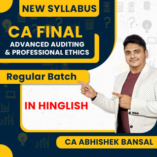 CA Abhishek Bansal Advanced Auditing & Professional Ethics Regular Classes In English & Hindi For CA Final 
