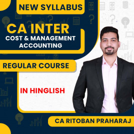 CA Ritoban Praharaj Cost and Management Accounting Regular Batch In Hinglish For CA Inter