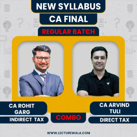 CA Arvind Tuli Direct + International &amp; CA Rohit Garg IDT Taxation Combo Regular Batch For CA Final