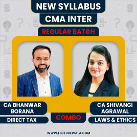CA Bhanwar Borana Direct Tax &amp; CA Shivangi Agrawal Business Laws &amp; Ethics Regular Online Combo Classes For CMA Inter