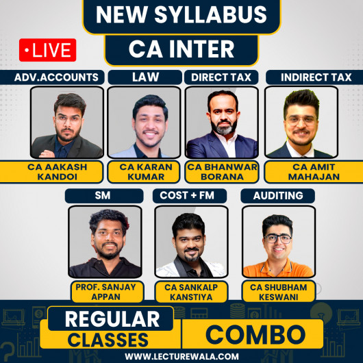 CA Inter Both Group Combo Live Classes By BB Virtual : Live / Online Classes