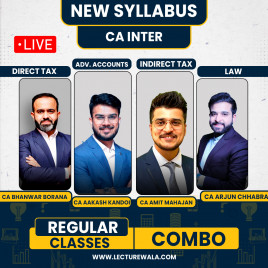 CA Inter New Syallbus Group-1 Regular Online Combo Classes By CA Bhanwar Borana, CA Amit Mahajan, CA Aakash Kandoi &amp; CA Arjun Chhabra