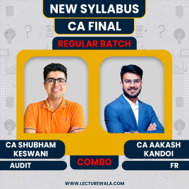 CA Shubham Keswani Audit &amp; CA Akash Kandoi FR Regular Batch For CA Final