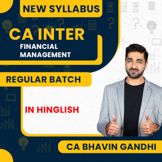 CA Bhavin Gandhi FM Regular Batch For CA Inter : Online Classes