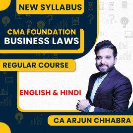 CS LLM Arjun Chhabra Business Laws and Business Communication Regular For CMA Foundation