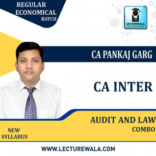 CA Inter Combo Laws And Audit (Regular Economical Batch) By CA Pankaj Garg : Pen Drive / Online Classes