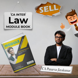 CA Inter New Syllabus Corporate and Other Laws Module Book By CA Punarvas Jayakumar : Online Study Material