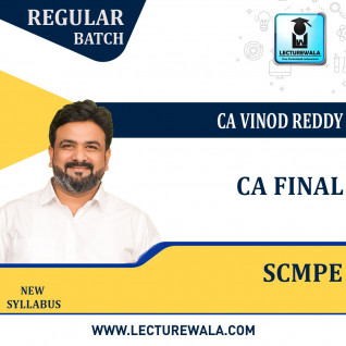 CA Final SCMPE Regular Course By CA Vinod Reddy: Pendrive / Online Classes.