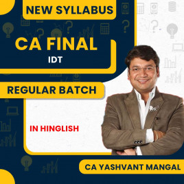CA Yashvant Mangal Indirect Taxation Regular In-Depth Full Course Latest Amended Batch For CA Final