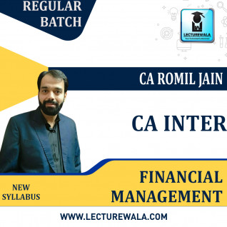 CA Inter Financial management Regular Course : Video Lecture + Study Material By CA Romil jain : Online Classes