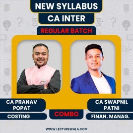 CA Pranav Popat Costing &amp; CA Swapnil Patni FM Regular Online Combo Classes For Ca Inter Group - 2