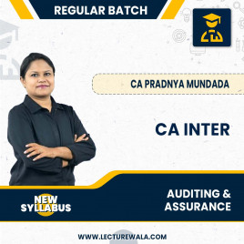 CA Pradnya Mundada Audit &amp; Ethics IN English Regular Online Classes For CA Inter: Online Classes