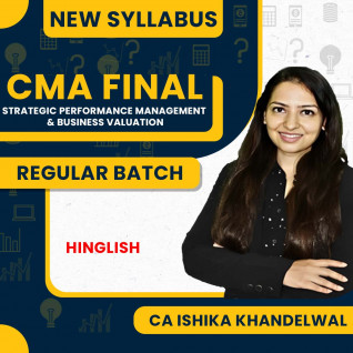  CA Ishika Khandelwal Strategic Performance Management & Business Valuation Regular Batch For CMA Final 