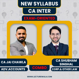 CA Jai Chawla Adv.Accounts & CA Shubham Singhal Law Exam-Oriented Batch For CA Inter