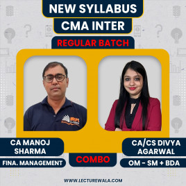 CA/CS Divya Agarwal OMSM + BDA &amp; CA Manoj Sharma FInancial Management Regular Online Combo Classes