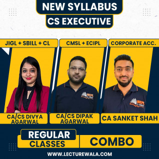 MEPL Classes All Papers Combo Except Tax & FM Regular Live Online Classes For CS Executive New Syllabus
