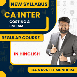 CA Navneet Mundhra Costing &amp; FM-SM New Syllabus COMBO For CA Inter