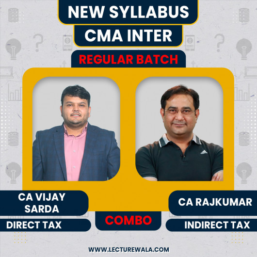 CA Vijay Sarda DT & CA Rajkumar Gst And Custom Combo Regular Online Classes For CMA Inter: Google Drive Classes