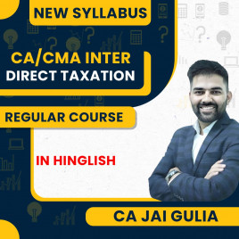 CA Jai Gulia Direct Taxation Regular Classes For CA/CMA Inter Online Classes