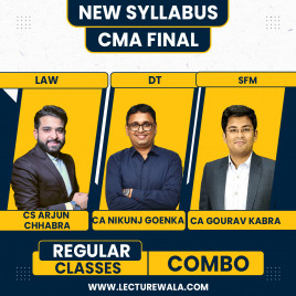 CS LLM Arjun Chhabra Law, CA Nikunj Goenka DT &amp; CA Gourav Kabra SFM Regular Combo Classes For CMA Final : Google Drive Classes.
