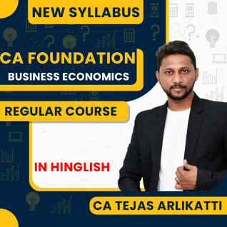 CA Foundation Business Economics New Syllabus Regular Batchby CA Tejas Arlikatti: Online classes.