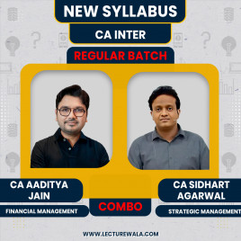 CA Inter FM &amp; SM By CA CS Sidhart Agarwal &amp; CA Aditya Jain ; Online Classes