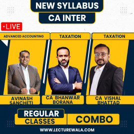 Navin Classes All Subject Combo Regular Live Classes For CA Inter : Live Online Classes