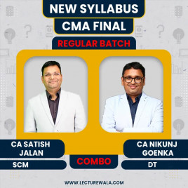 CMA Final Group 3 Regular Course By CA Satish Jalan SCM Nikunj Goenka DT: Google Drive &amp; Pendrive