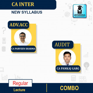 CA Inter Audit AND ADV.ACCOUNTS New Syllabus Regular Course By CA Pankaj Garg & CA PARVEEN SHARMA :Pen Drive / Online Classes