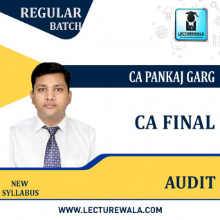 CA Final Audit By CA Pankaj Garg : Pen Drive / Online Classes