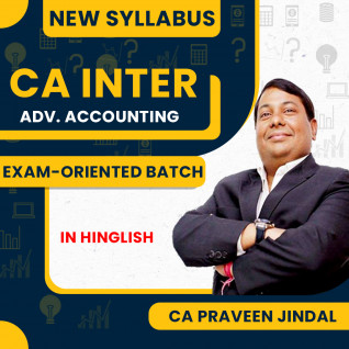  CA Praveen Jindal Advance Accounts Exam-Oriented Online Classes For CA Inter: Google Drive Classes.