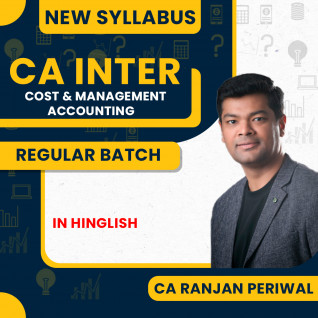 CA Ranjan Periwal Cost & Management Accounting Combo Regular Batch For CA Inter