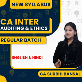 CA Surbhi Bansal Auditing and Ethics Regular Online Classes For CA Inter : Google Drive 
